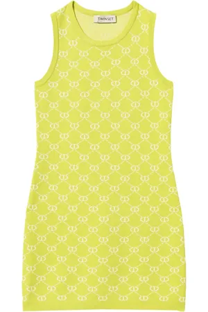 Twin-Set Kleid aus Monogramm-Jacquard