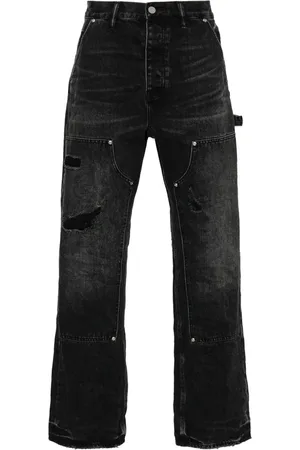 Purple Brand Straight-Leg-Jeans mit Nietendetail