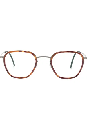 LINDBERG Runde Brille in Schildpattoptik