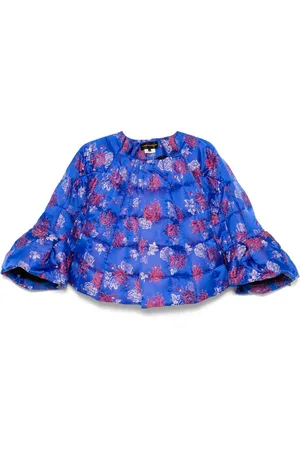 Comme des Garçons Jacquard-Jacke mit Blumenmuster