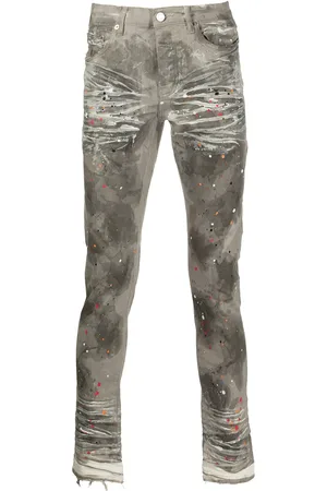 Purple Brand Skinny-Jeans im Distressed-Look