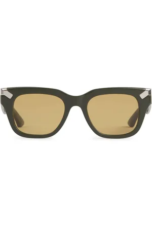 Alexander McQueen Punk Rivet Sonnenbrille mit eckigem Gestell