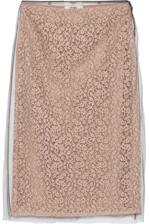 Fendi Midirock aus Spitze