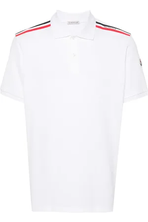 Moncler Poloshirt mit RWB-Streifen