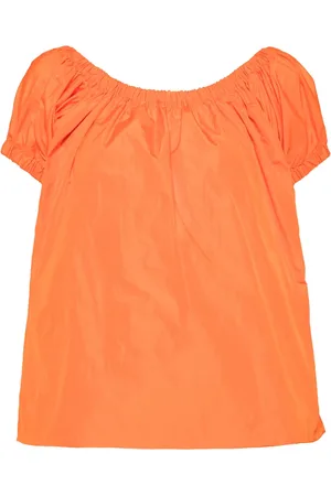 Molly Goddard Babydoll Taft-Bluse
