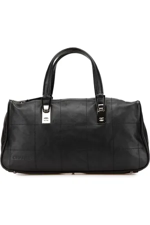 CHANEL 2002-2003 rechteckige Stitch Handtasche aus Lammleder