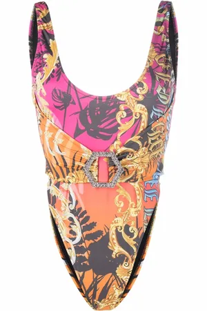 Philipp Plein Badeanzug mit Barock-Print