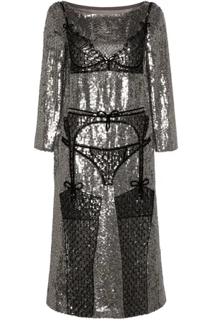 Wiederhoeft Midikleid mit Perlen