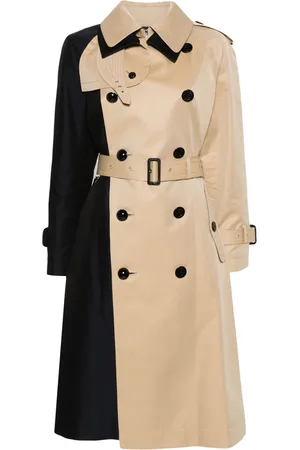 SACAI Zweifarbiger Trenchcoat