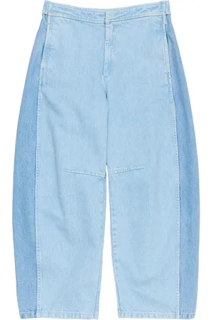 Bimba y Lola Weite Jeans in Hellblau