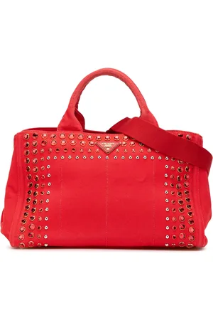 Prada 2000-2024 Canapa Bijoux Satchel-Tasche aus Canvas