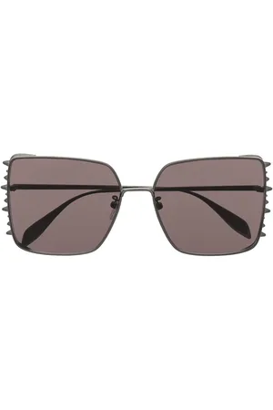 Alexander McQueen Sonnenbrille mit Oversized-Gestell