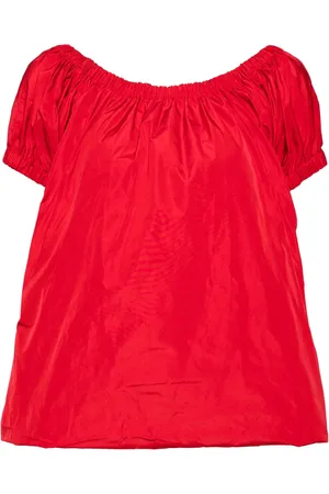 Molly Goddard Babydoll Taft-Bluse