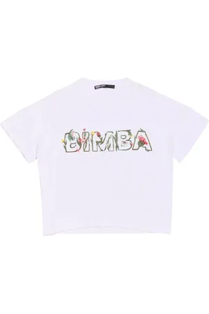 Bimba y Lola T-Shirt mit Blumenstickerei