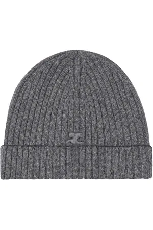 Courrèges Beanie mit Logo-Stickerei