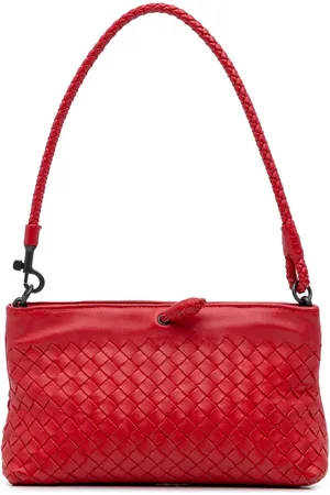 Bottega Veneta 2012-2024 Intrecciato Schultertasche aus Leder