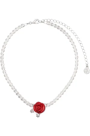 Shushu/Tong Halskette mit Rosenanhänger