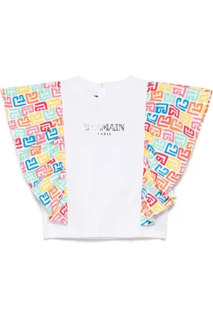Balmain Tanktop mit Rüschen