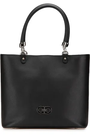Salvatore Ferragamo 2003 Gancini Dune Tote Bag aus gekörntem Kalbsleder