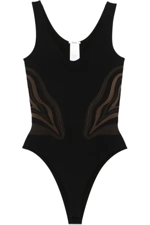 Wolford Body mit semi-transparentem Einsatz