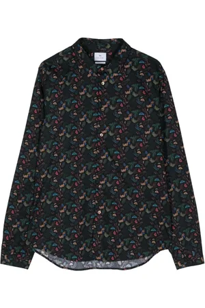 Paul Smith Hemd mit Blatt-Print