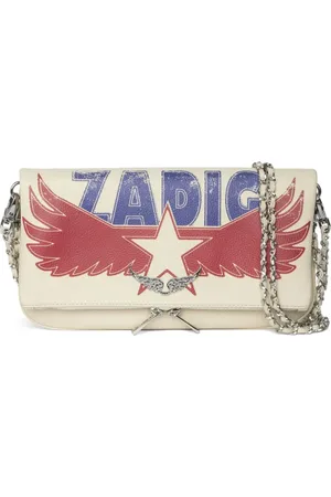 Zadig & Voltaire America leather shoulder bag