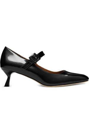 Shushu/Tong Square-toe mid-heel pumps