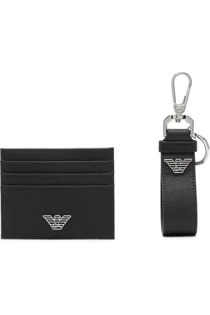 Emporio Armani Portemonnaie-Set mit Logo-Schild
