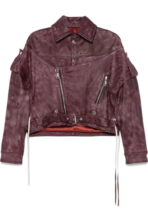 Manokhi Klassische Lederjacke