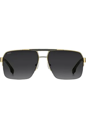 HUGO BOSS Sonnenbrille mit eckigem Gestell
