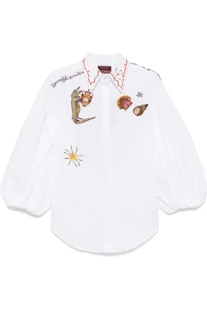 ALÉMAIS Hemd mit Stickerei