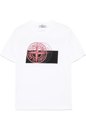 Stone Island T-Shirt mit Logo-Print