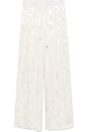 ERMANNO SCERVINO Hose mit Blumenjacquard