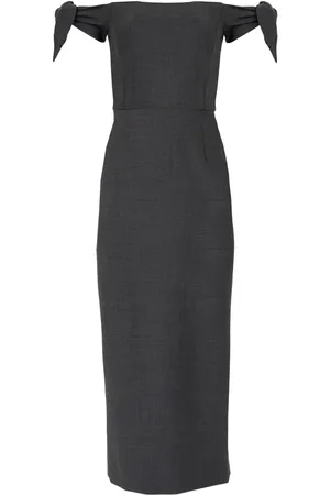 Carolina Herrera Schulterfreies Midikleid