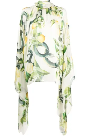 Roberto Cavalli Bluse mit Zitronen-Print