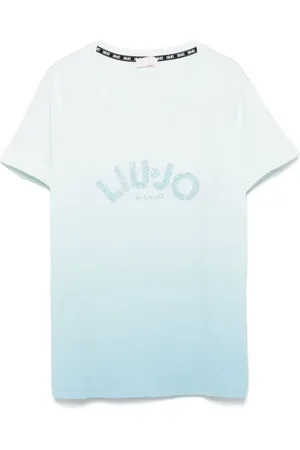 Liu Jo T-Shirt mit Kristall-Logo