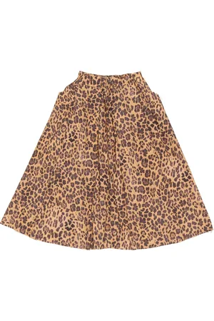 Bimba y Lola A-Linien-Rock mit Leoparden-Print