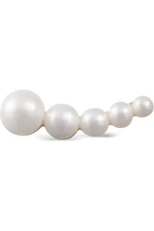 SOPHIE BILLE BRAHE 14kt Petit Croissant Japonais Gelbgoldohrring mit Süßwasserperle