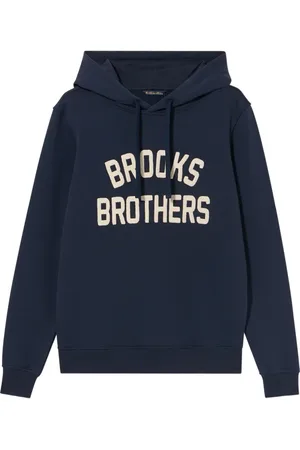 Brooks Brothers Hoodie aus Frottee mit Logo