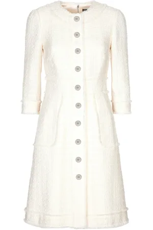 Dolce & Gabbana Tweed-Kleid in A-Linie