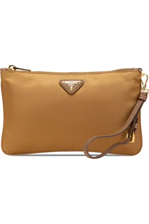 Prada 2000-2013 Tessuto Clutch mit Handgelenksschlaufe
