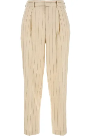 PT Torino Bestickte Hose aus Leinengemisch