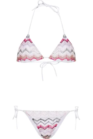 Missoni Gehäkelter Bikini mit Zickzackmuster