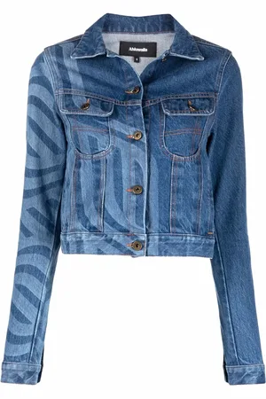 Ahluwalia Jeansjacke mit Laser-Print