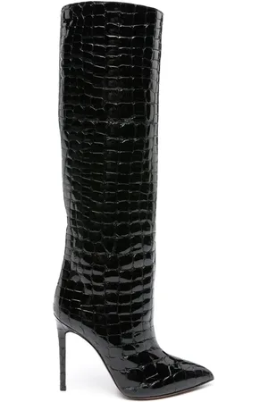 PARIS TEXAS Stiefel mit Kroko-Prägung 115mm
