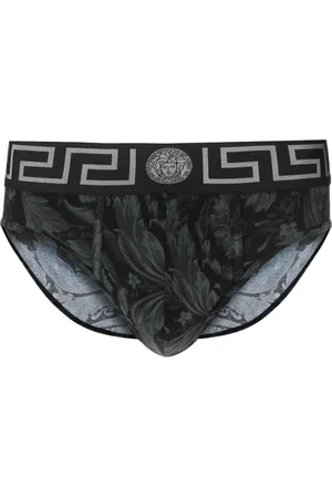 VERSACE Slip mit Barocco-Print