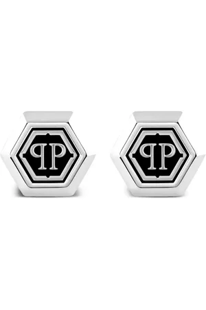 Philipp Plein Hexagon-PP Manschettenknöpfe