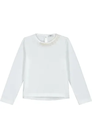 Il gufo T-Shirt mit Rüschendetail