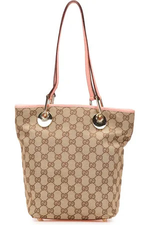 Gucci 2000-2015 GG Canvas Eclipse Shopper