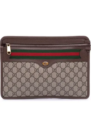 Gucci 2016-2024 GG Supreme Web Ophidia Clutch